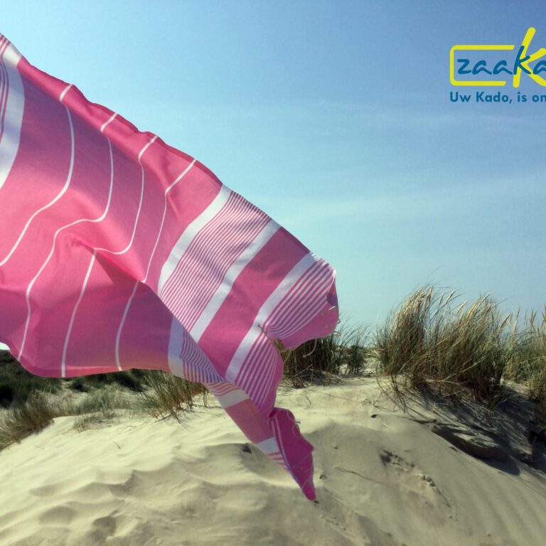 Hamam handdoek badlaken met logo ingewezen hippe zomer relatiegeschenken Zaakado Rotterdam hammam