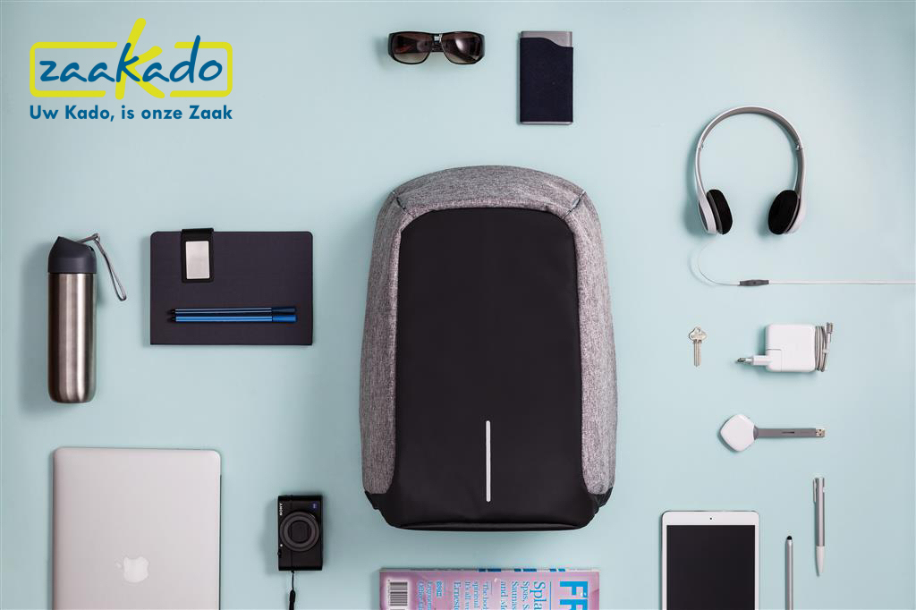 obby xindoa laptop rugtas anti diefstal cut proof logo bedrukken ZaaKado Rotterdam luxe relatiegeschenk eindejaarsgeschenk kerstpakket personaliseren