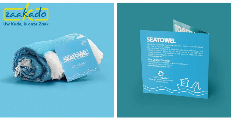 bottletowel, seatowel, gerecyclede flessen, rPET, 100% , custom made, handdoek, hamamdoek, duurzaam, eco, groen, strand, zomer, relatiegeschenk, towel, eigen design, eindejaarsgeschenk