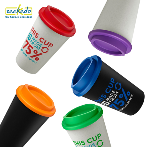 duurzame drinkbekers, bidon, gerecycled plastic, giveaway, beurs, zaakado