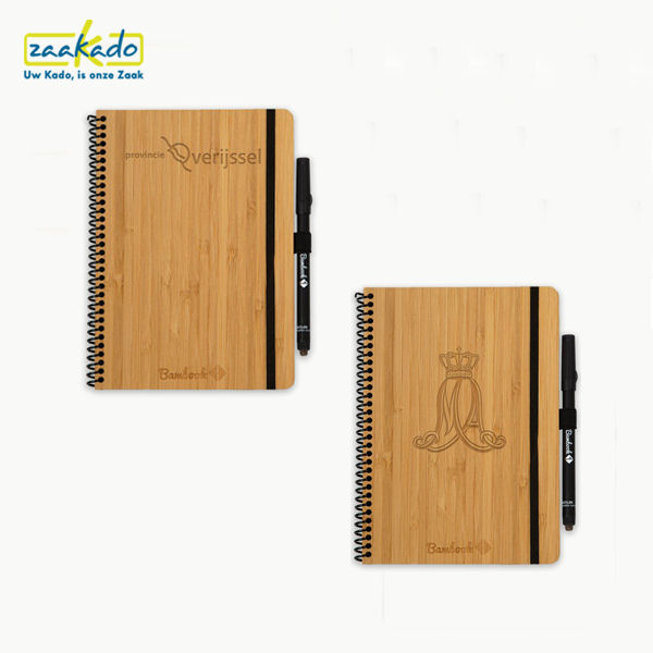 Bambook Classic Notitieboek - Luxe Bamboe Hardcover - A4 - Geruit - Herbruikbaar Notitieboek, Uitwisbaar Notitieblok, Duurzaam Whiteboard Spiraalblok - Inclusief Gratis Pen & Bambook App Bambook Classic Notitieboek - Luxe Bamboe Hardcover - A4 - Geruit - Herbruikbaar Notitieboek, Uitwisbaar Notitieblok, Duurzaam Whiteboard Spiraalblok - Inclusief Gratis Pen & Bambook App