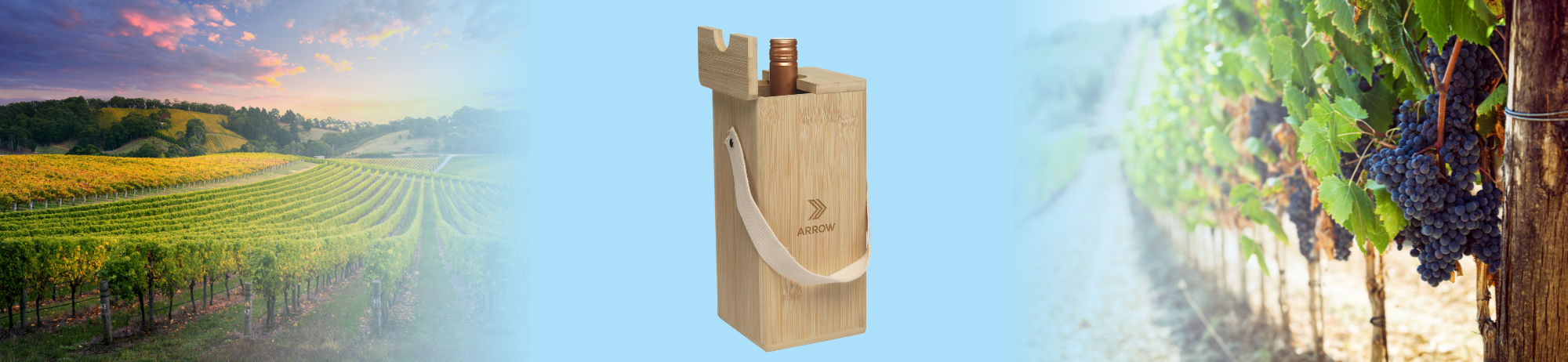 wijnkoeler Rackpack, relatiegeschenk, duurzame verpakking wijn, FSC gecertificeerd, rackpack koeler, houten verpakking, wijn met logo, duurzame relatiegeschenken
