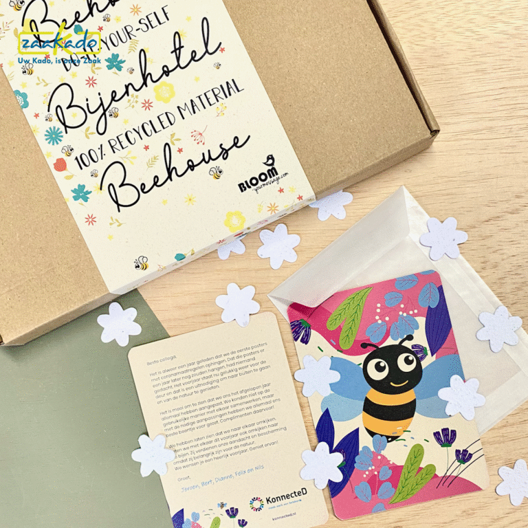 groene relatiegeschenken, duurzaam bijenhotel, DIY pakket