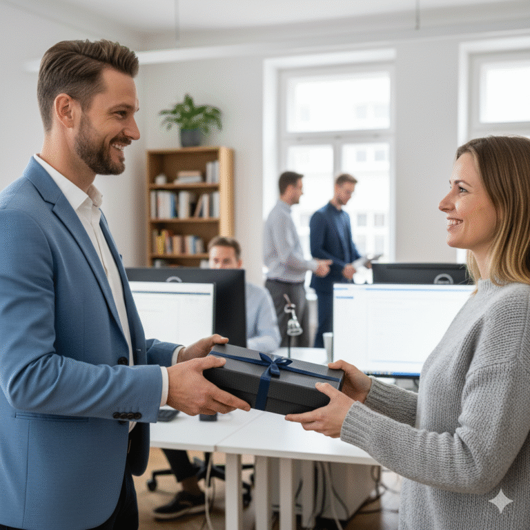 opvallend geven doe je in januari met relatiegeschenken die opvallen.