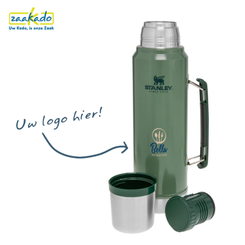 1-liter-stanley-thermosfles-met-logo-zorgpersoneel-bedankje-onderwijs-kantoorpersoneel-transport-medewerkers-kerstgeschenken-thermoskan-onderweg-hippe-relatiegeschenken-zaakado-rotterdam