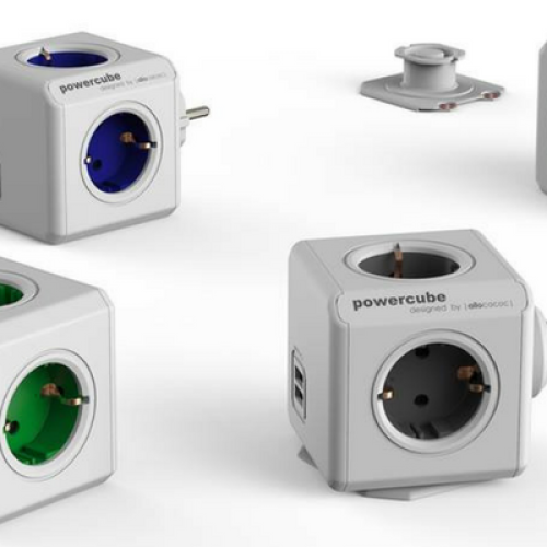 PowerCube AudioCube stekkerdoos bluetooth speaker gadget relatiegeschenk cadeau geschenk zakelijke relaties netwerk personeel medewerkers werknemers vaste klanten zakelijk ZaaKado Rotterdam