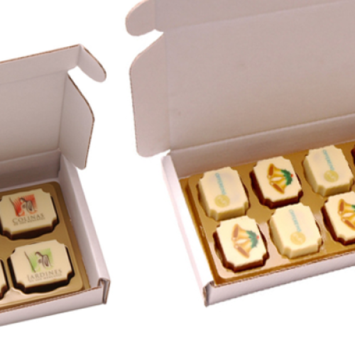 bonbons, logo, bedrukking, brievenbuscadeau, brievenbuspakket, full colour bedrukt, kerst, covid, corona, bedankje, medewerkers, personeel, snoepen, verwennen, chocolade kado, zaakado, rotterdam