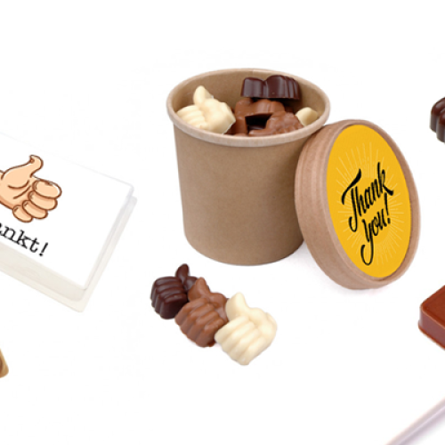 chocolade-duim-bedankje-personeel-thuiswerkers-scholieren-vrijwilligers-melk-puur-like-duimpje-snoep-lekkers-promotie-artikel-zaakado-rotterdam