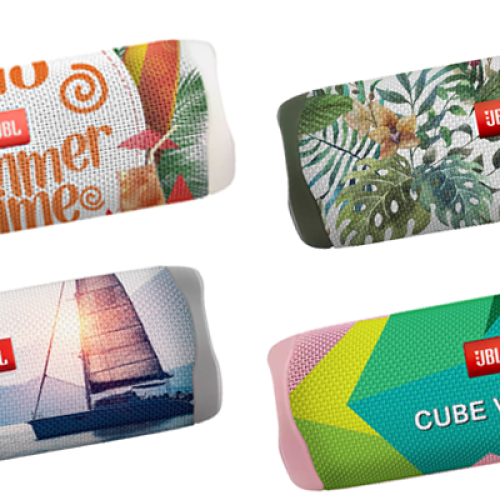gepersonaliseerde-JBL-speaker-rondom-bedrukt-full-colour-logo-huisstijl-bluetooth-muzikaal-gadget-kerstgeschenken-huisstijl-bedrukking-draadloze-luidspreker-zaakado-rotterdam