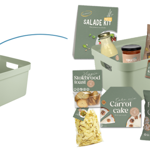 herbruikbare-doos-kerstpakket-kerstdoos-opbergbox-blijvend-cadeau-verpakking-kerstpakketten-duurzaam-gerecycled-materiaal-foodpakket-kerst-feestdagen-minder-afval-zaakado-rotterdam