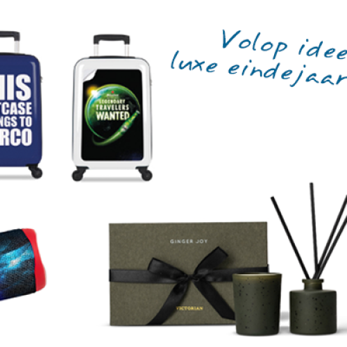 luxe-eindejaarsgeschenken-ideeen-inspiratie-december-feestdagen-kerstgeschenken-kerstcadeau-gepersonaliseerd-trolley-met-logo-vuurschaal-geurkaars-jbl-zaakado-rotterdam