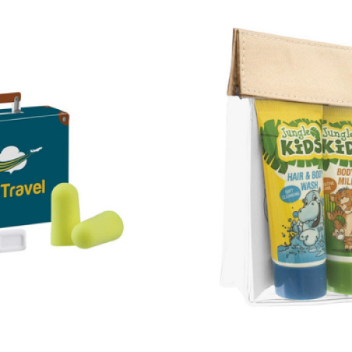 oordopjes bedrukken, vliegen, vliegtuig, reis, vakantie, kinder zomervakantie bedrukt met logo, gepersonaliseerd, logo, zaakado, rotterdam, promotieartikelen, bedrukken