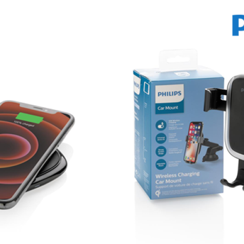 philips-relatiegeschenken-elektronica-oplader-draadloze-telefoonoplader-philips-producten-gepersonaliseerd-telefoonhouder-auto-hippe-elektronische-gadgets-feestdagen-zaakado-rotterdam