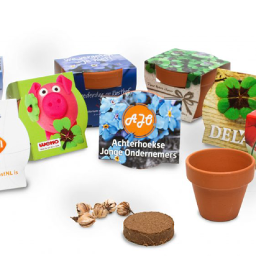 plantje-cadeau-bureau-kweekset-gepersonaliseerd-welkom-terug-op-kantoor-potje-met-banderol-full-colour-kantoorpersoneel-zaakado-rotterdam