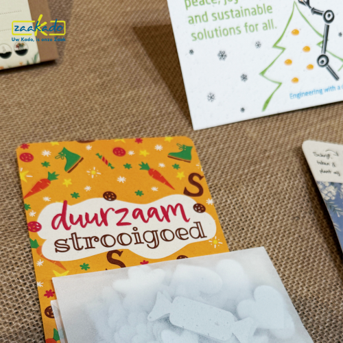 duurzaamheid, mvo, verrassing, bloemen confetti, zaakado