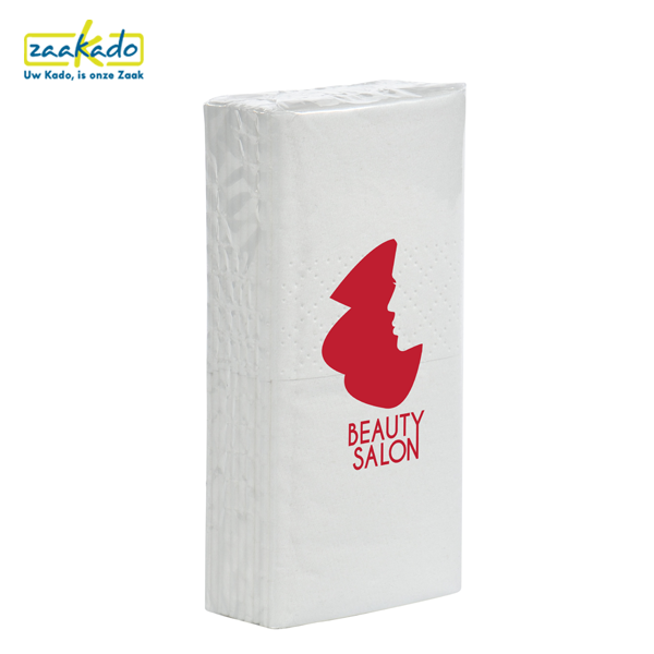 Mening schending Spreek luid Papieren zakdoekjes bedrukt met eigen ontwerp of logo - ZaaKado BV