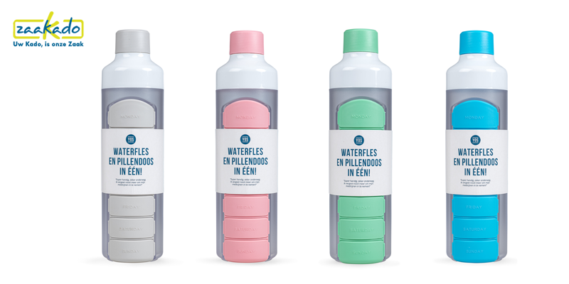 Brouwerij Erfenis reflecteren YOS Bottle: waterfles & pillendoos in één! - ZaaKado BV